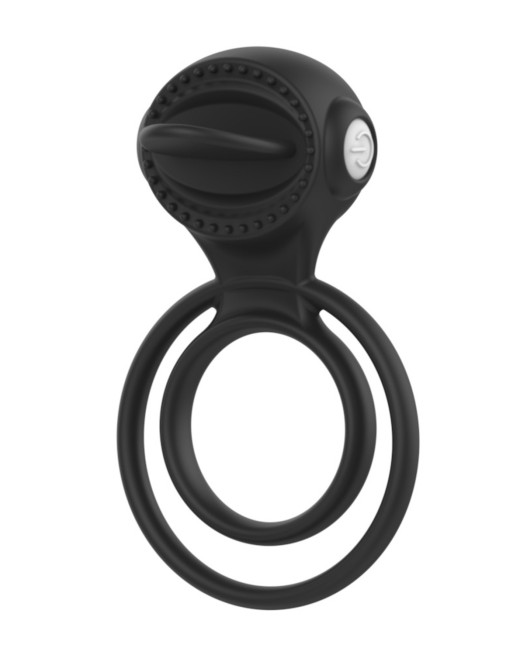 Anneau vibrant 1 seul mode de vibration très extensible noir - COR-043BLK Anneau vibrant 1 seul mode de vibration très extensible noir - COR-043BLK