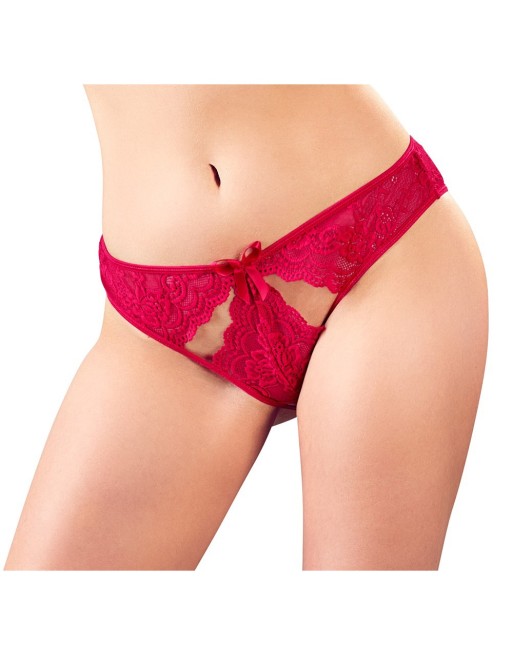 Culotte rouge ouverte à l'entrejambe - R231082130 Culotte rouge ouverte à l'entrejambe - R231082130