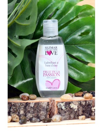 Lubrifiant à base d'eau 100% naturel Fruit de la passion 90ml - SEZ078