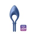 Cockring vibrant connecté USB bleu Bullseye Satisfyer - CC597798